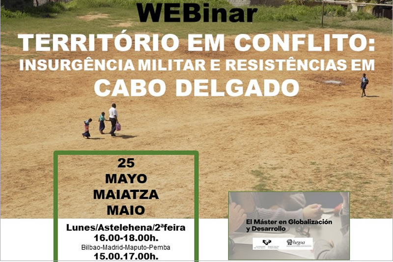 webinar Territorio em conflito: Cabo Delgado