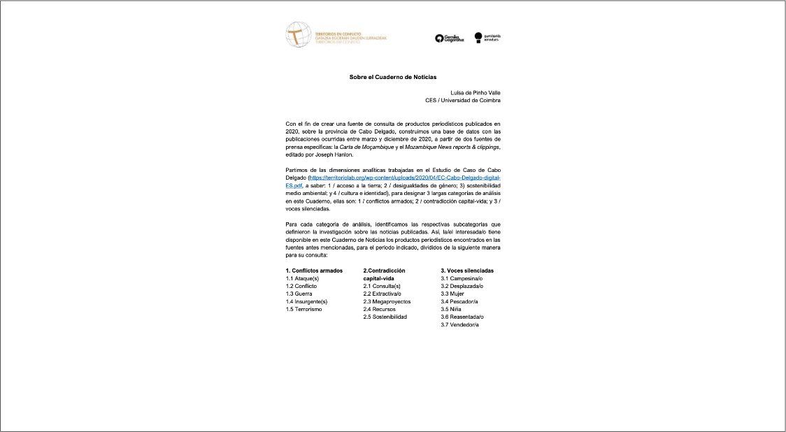 Base de datos de Luisa el Pinho Valle