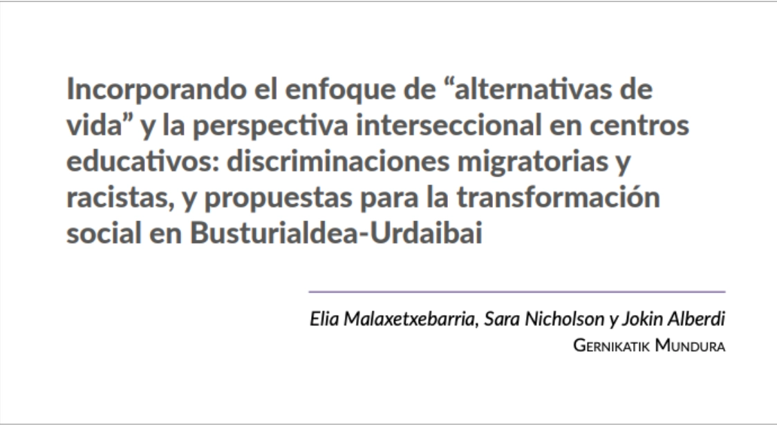 Discriminaciones migratorias y racistas