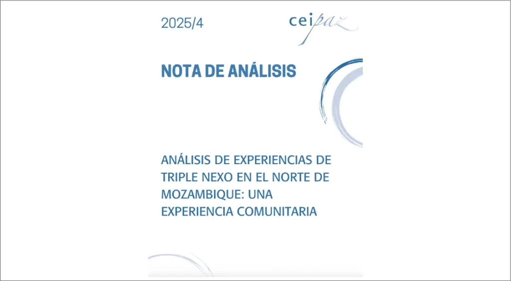 ANÁLISIS DE EXPERIENCIAS DE TRIPLE NEXO EN EL NORTE DE MOZAMBIQUE: UNA EXPERIENCIA COMUNITARIA
